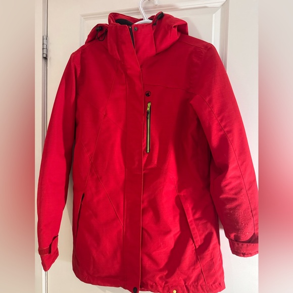 Red RipZone hooded winter coat - Picture 1 of 12